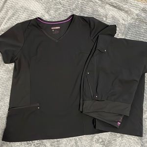 Healing Hands Purple Label Scrub Set